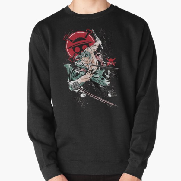 One Piece - Roronoa Zoro Pullover Sweatshirt RB0901 product Offical anime sweater 2 Merch