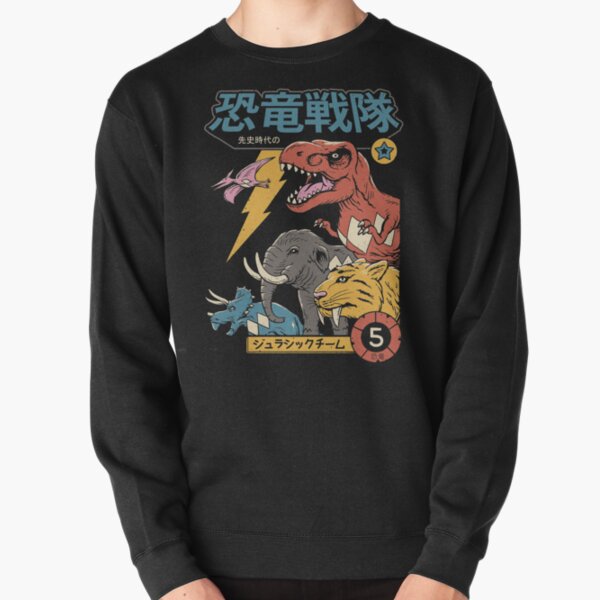 Dino Sentai Pullover Sweatshirt RB0901 product Offical anime sweater 3 Merch