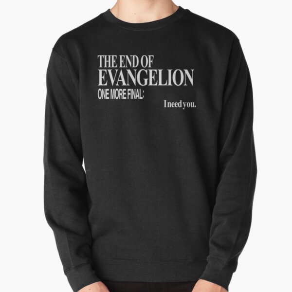 Neon Genesis Evangelion - I need you. Pullover Sweatshirt RB0901 product Offical anime sweater 3 Merch