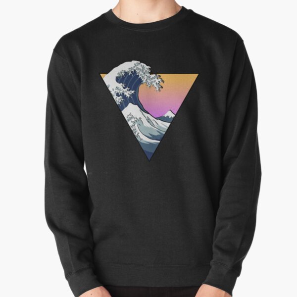 Great Wave Aesthetic Pullover Sweatshirt RB0801 product Offical anime sweater Merch