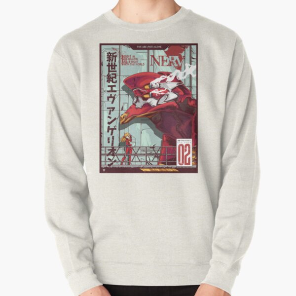 Asuka Langley Sohryu - Evangelion Pullover Sweatshirt RB0801 product Offical anime sweater Merch