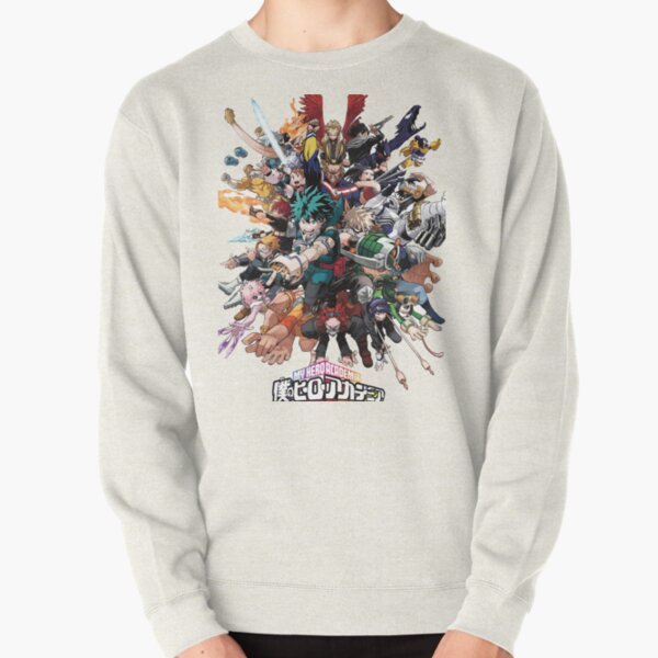 My Hero Academia All Character Design Pullover Sweatshirt RB0801 product Offical anime sweater Merch
