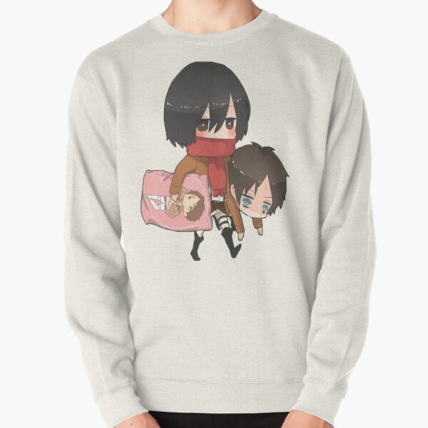 Mikasa and Erin Pullover Sweatshirt RB0901 product Offical anime sweater 2 Merch