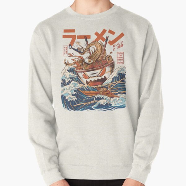 The Great Ramen off Kanagawa Pullover Sweatshirt RB0801 product Offical anime sweater Merch